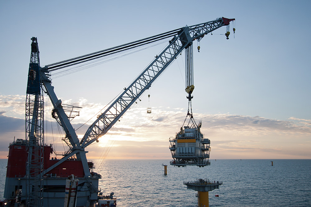 Large Crane Vessel Installing An Offshore Substation Shutterstock