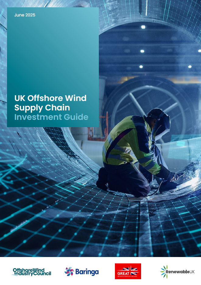 UK Offshore Wind Suplpy Chain Investment Guide Cover